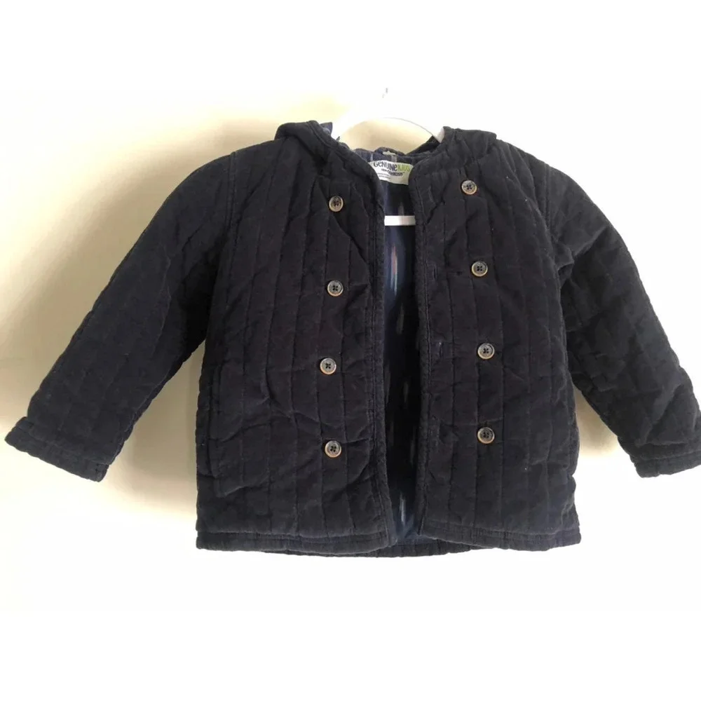 Kids Quilted jacket Navy Blue 5T
